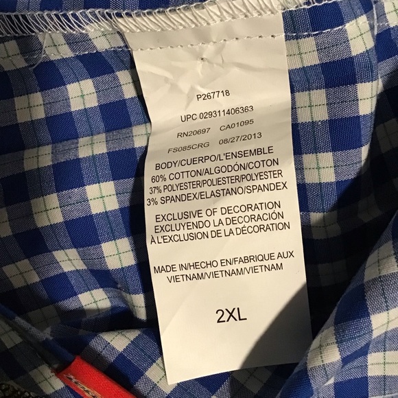 Dickies Women Stretch Short Sleeve Poplin Shirt Size 2XL NWT - Picture 6 of 8